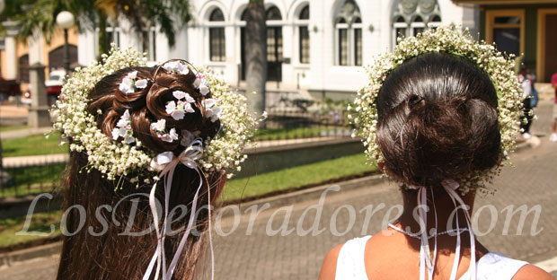 Coronitas para las floristas